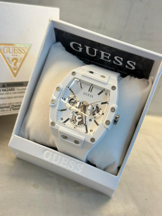 RELOJ GUESS PHOENIX BLANCO ORIGINAL