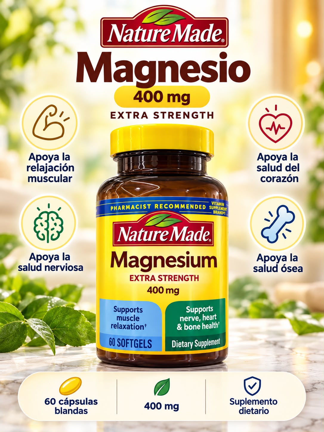 CÁPSULAS DE MAGNESIO