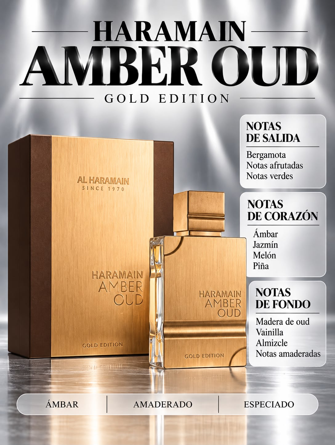 PERFUME AL HARAMAIN AMBER OUD