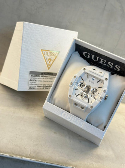 RELOJ GUESS PHOENIX BLANCO ORIGINAL