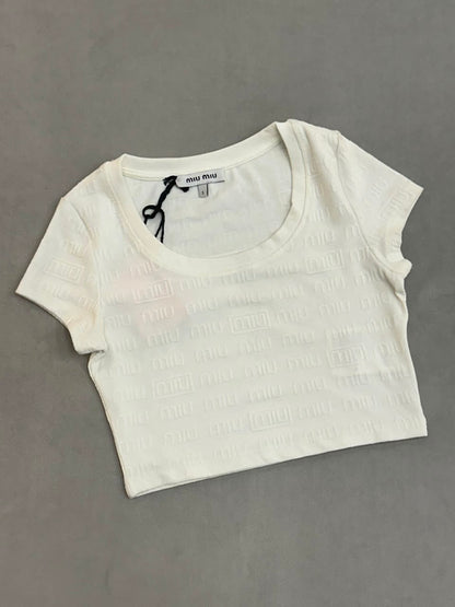CROP TOP MIU MIU TURCO*