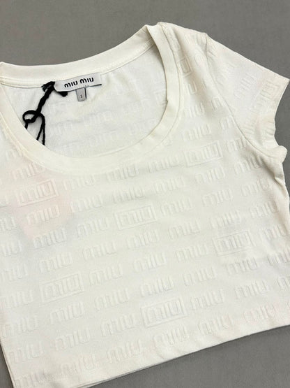 CROP TOP MIU MIU TURCO*
