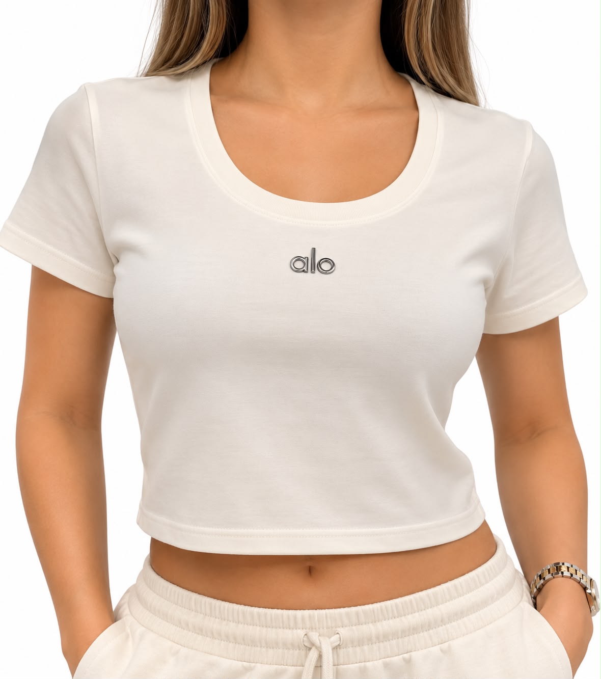 CROP TOP ALO TURCO-