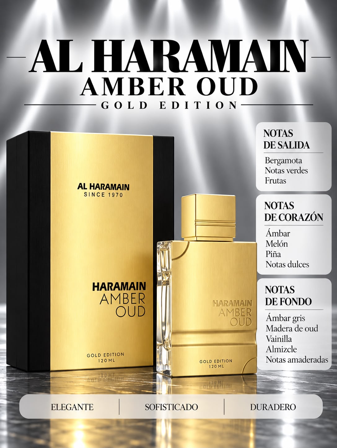 PERFUME AL HARAMAIN AMBER OUD
